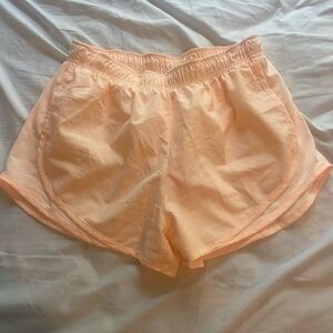 NIKE baby pink athletic shorts